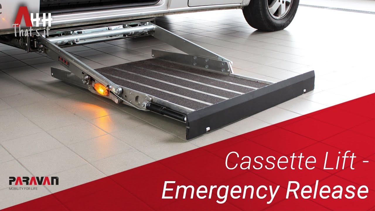 PARAVAN-Tutorial Cassette lift Emergency release