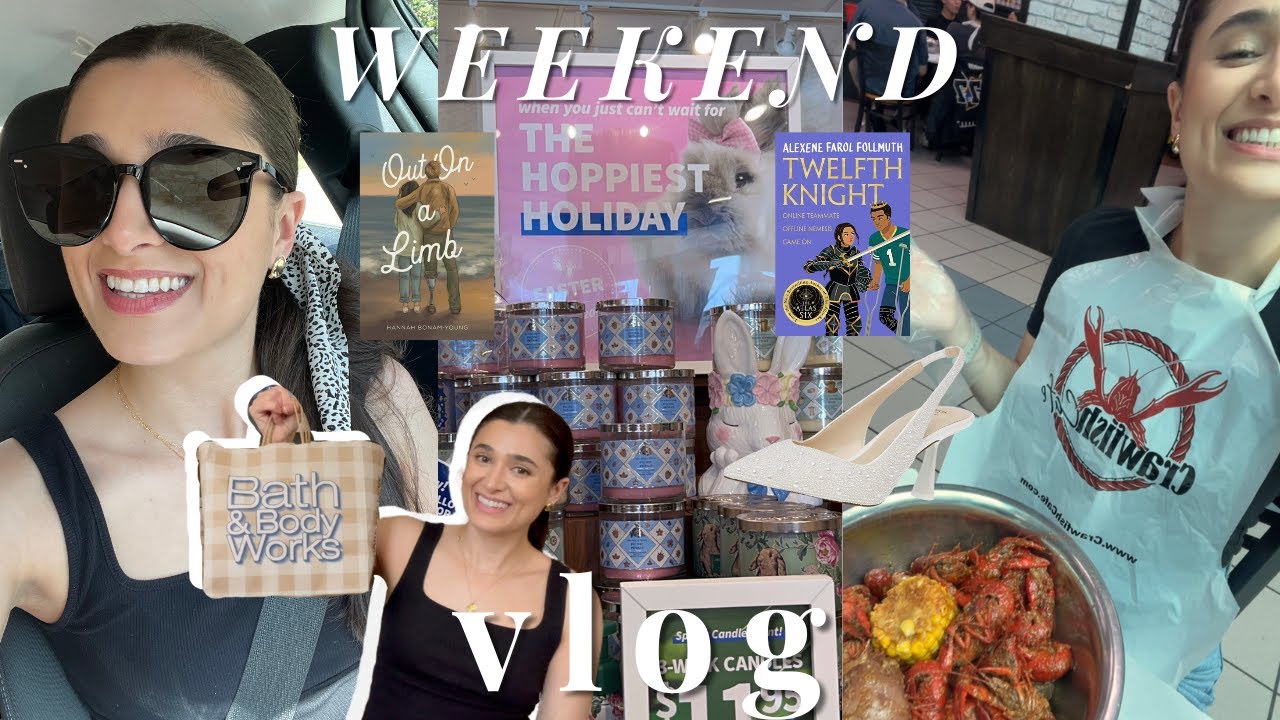WEEKEND VLOG: Bath & Body Works + TJMaxx Shopping, What I'm Reading Lately