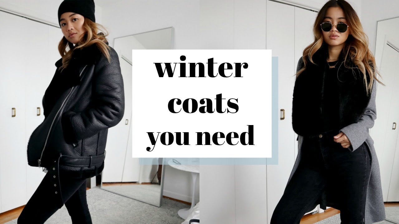 3 WINTER COATS YOU NEED + how to style them | rachspeed