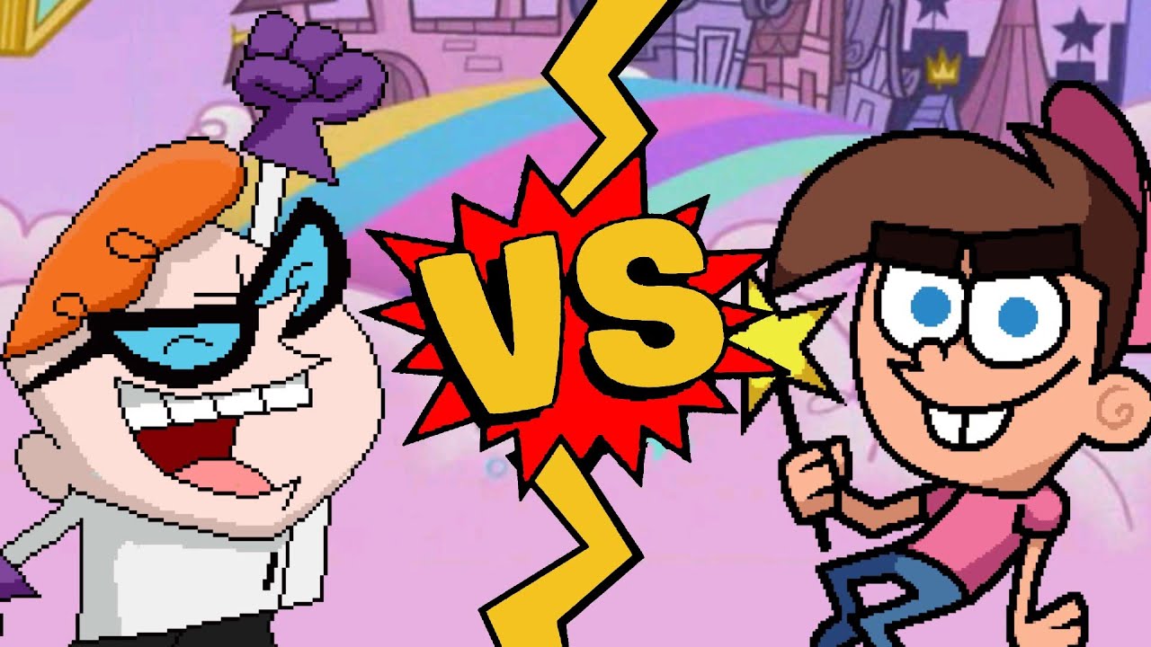 M.U.G.E.N. Battles | Dexter vs Timmy Turner | Dexter's Laboratory vs The Fairly OddParents