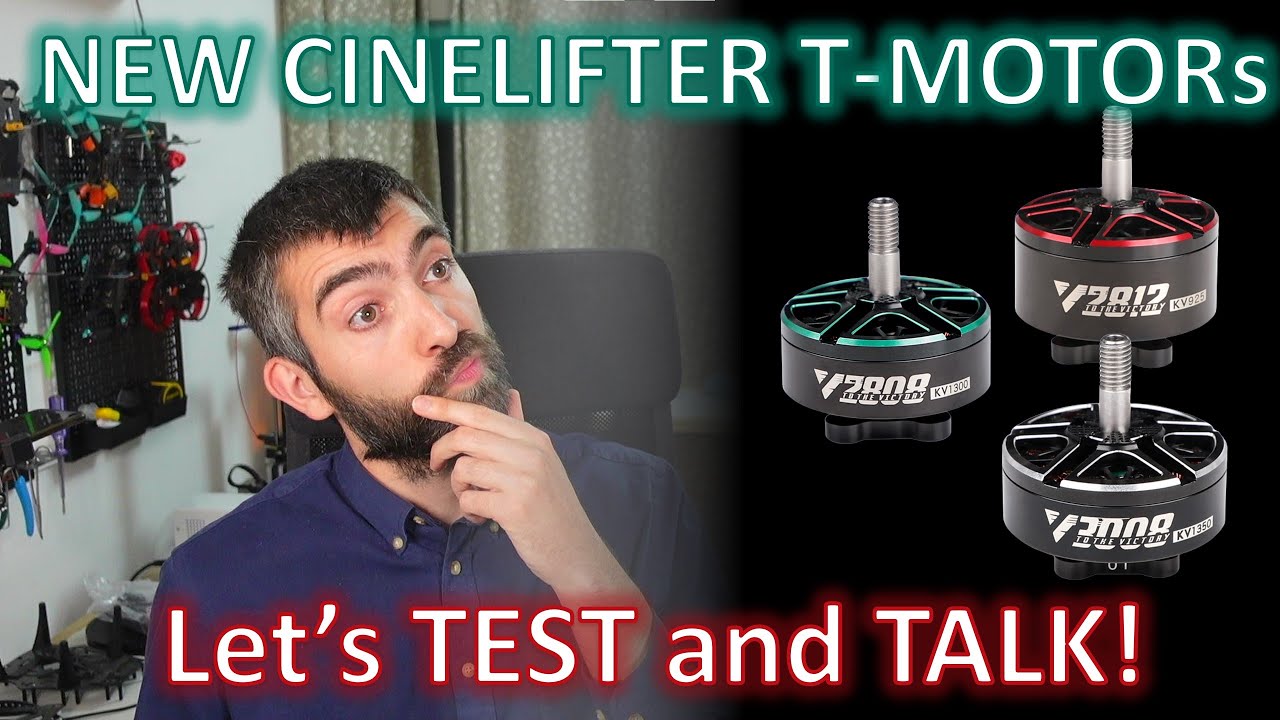 Testing the NEW T-MOTOR VELOX 2808, 3008, 2812!
