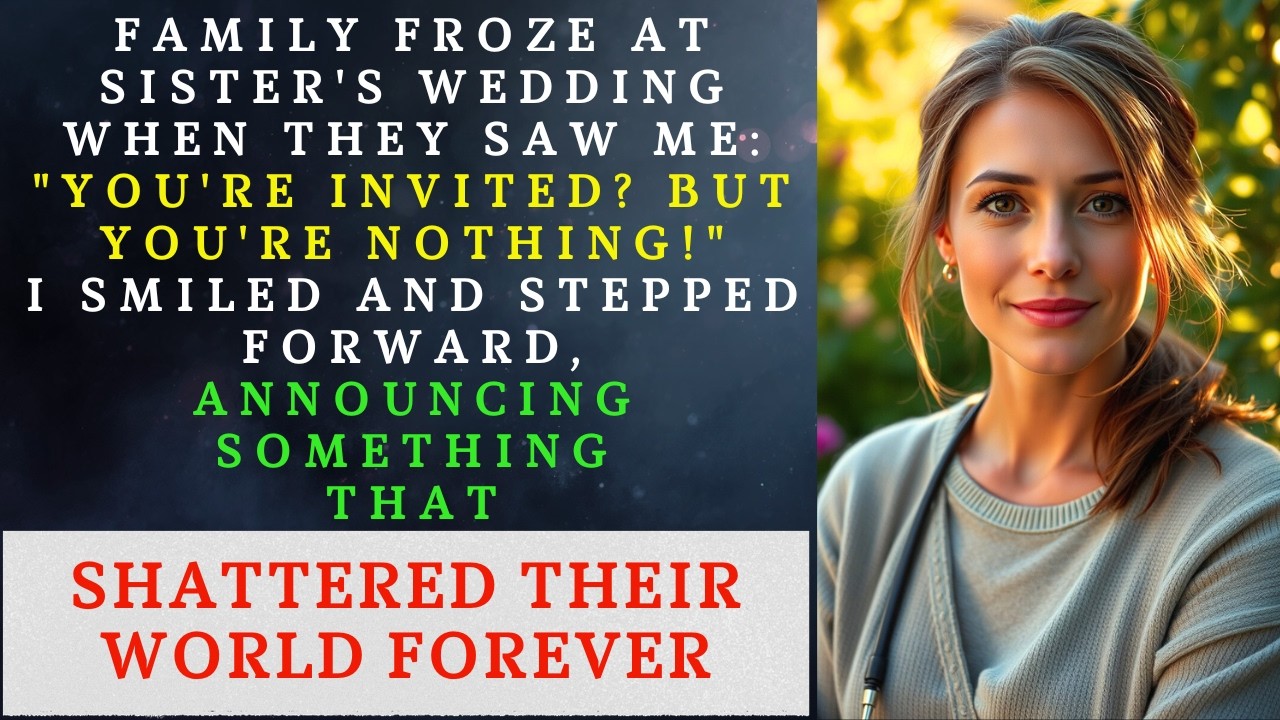 Sister’s Wedding Turned Silent When I Walked In – My Announcement Bankrupted Their Lies