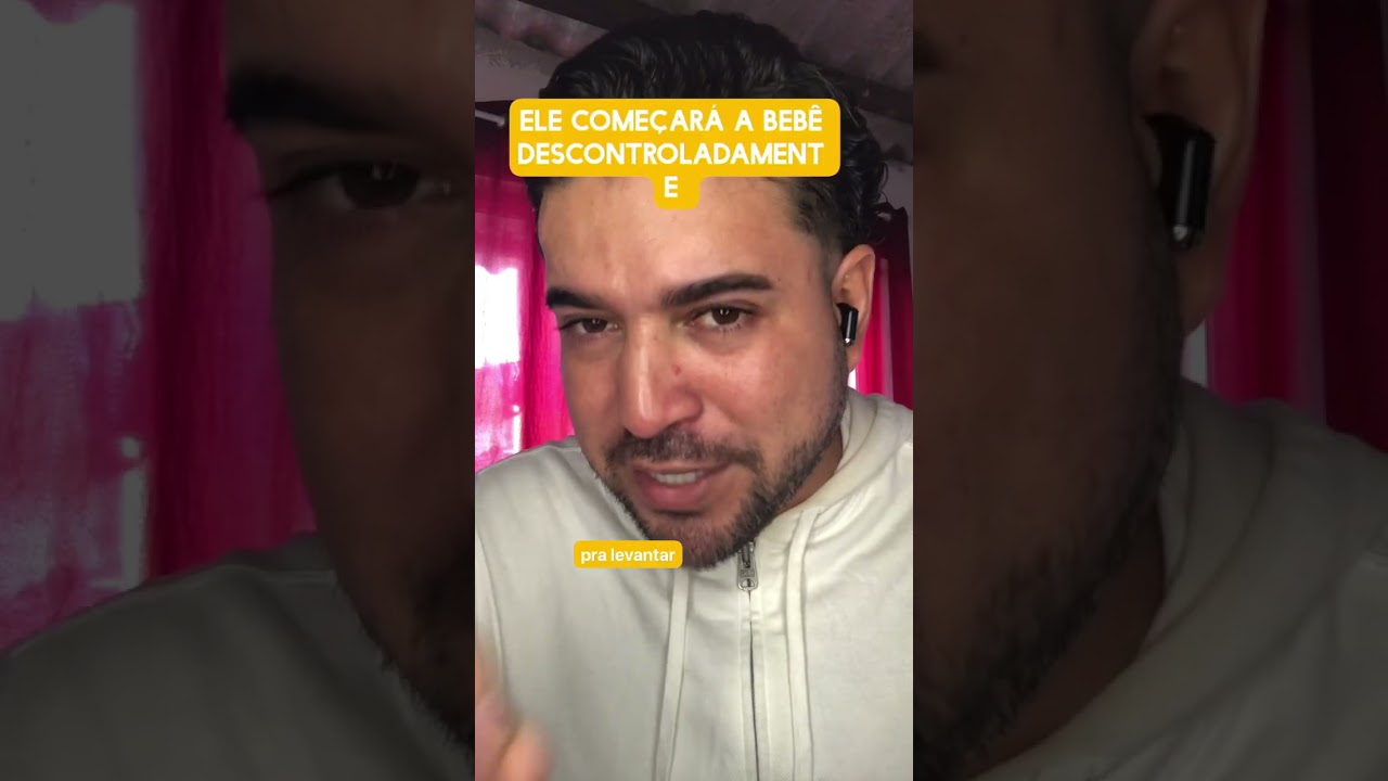 Ele começará a beber descontroladamente 