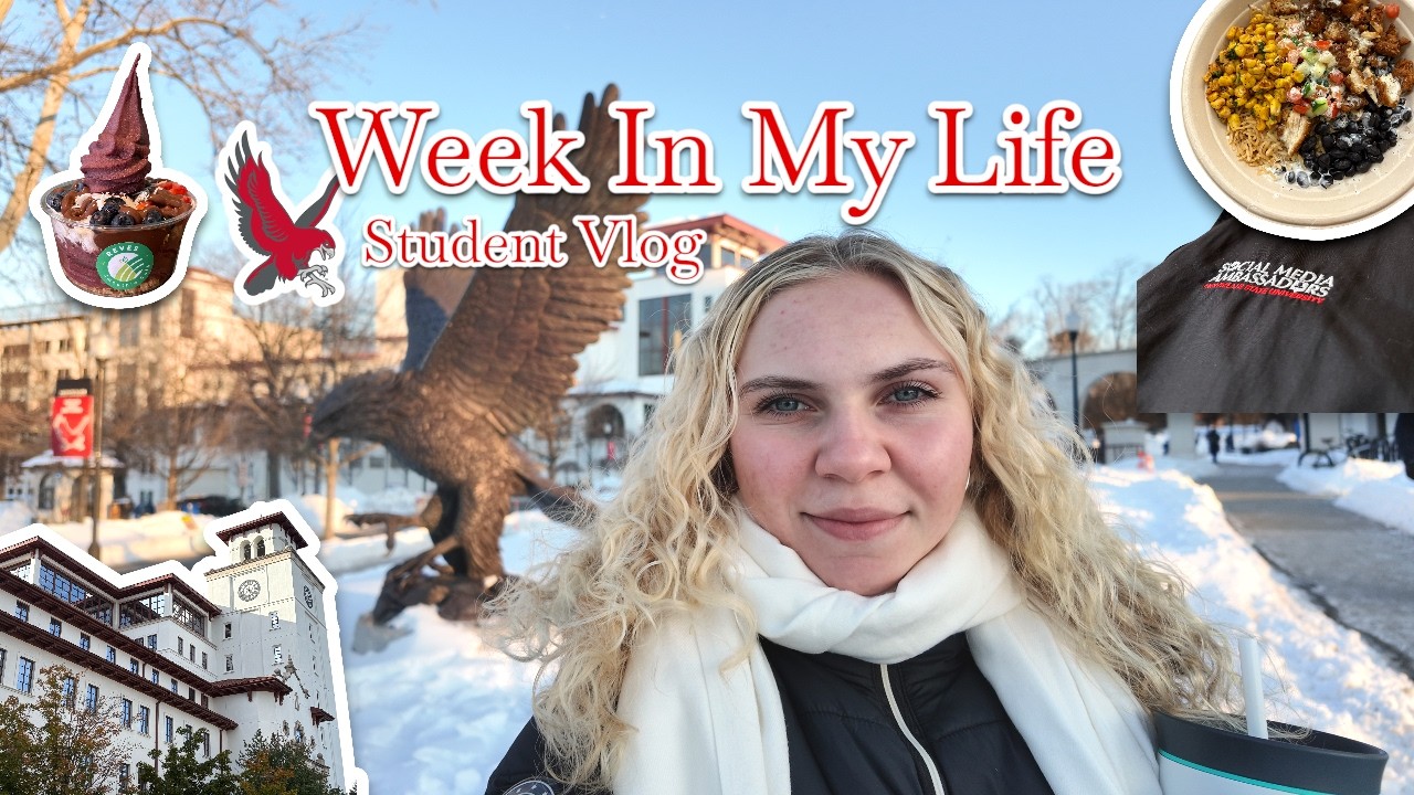 Week in my Life as a Student at Montclair - Night Classes, Food Spots, & Networking | Student Vlog