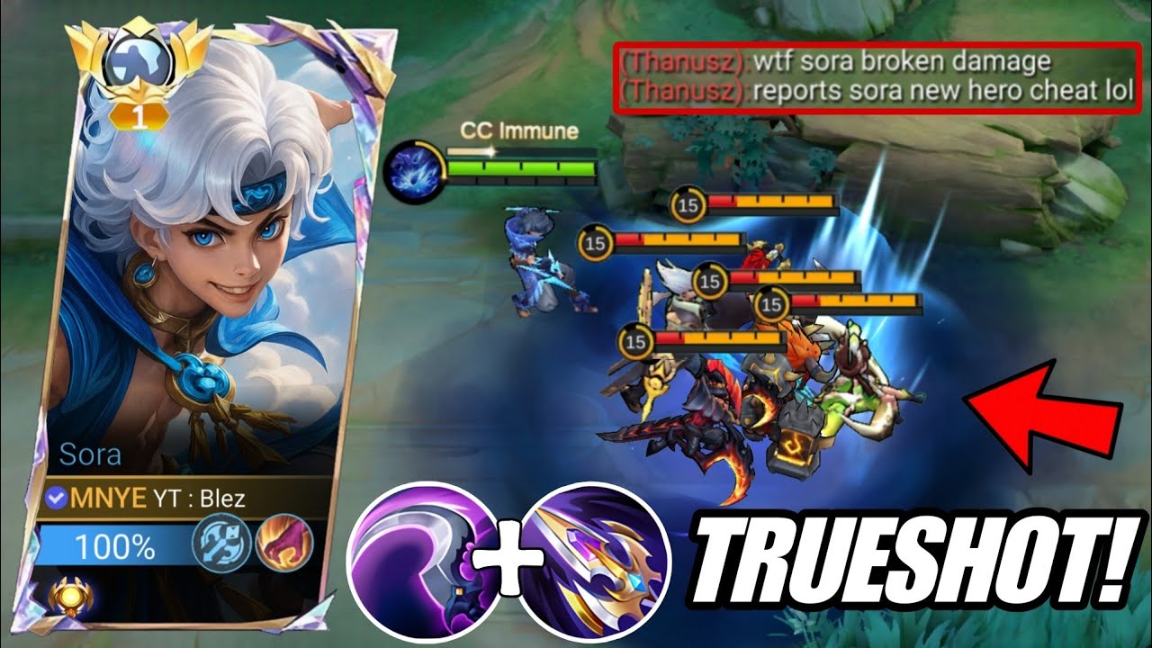 SORA JUNGLE BEST DESTROYER HERO META 2025?! 🔥 - Mobile Legends