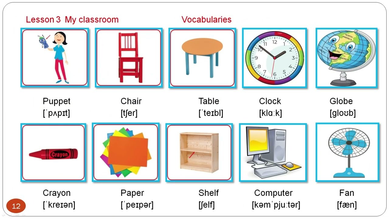 Lesson 3 My classroom