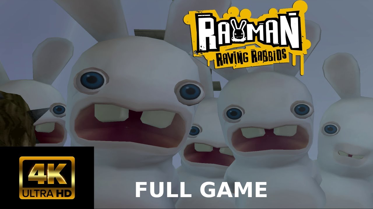 Rayman Raving Rabbids - FULL GAME Playthrough 4K - No Commentary