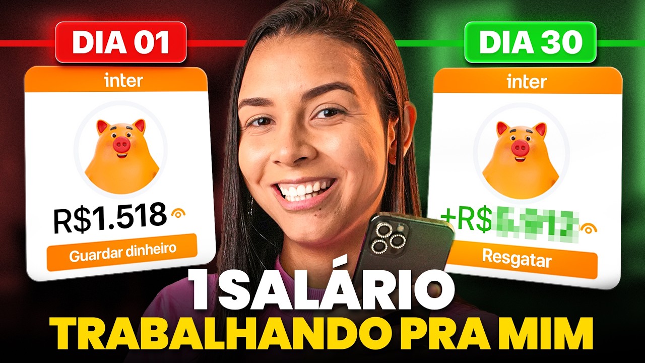 COLOQUEI UM SALÁRIO MÍNIMO NO MEU PORQUINHO DO INTER E ISSO ACONTECEU…