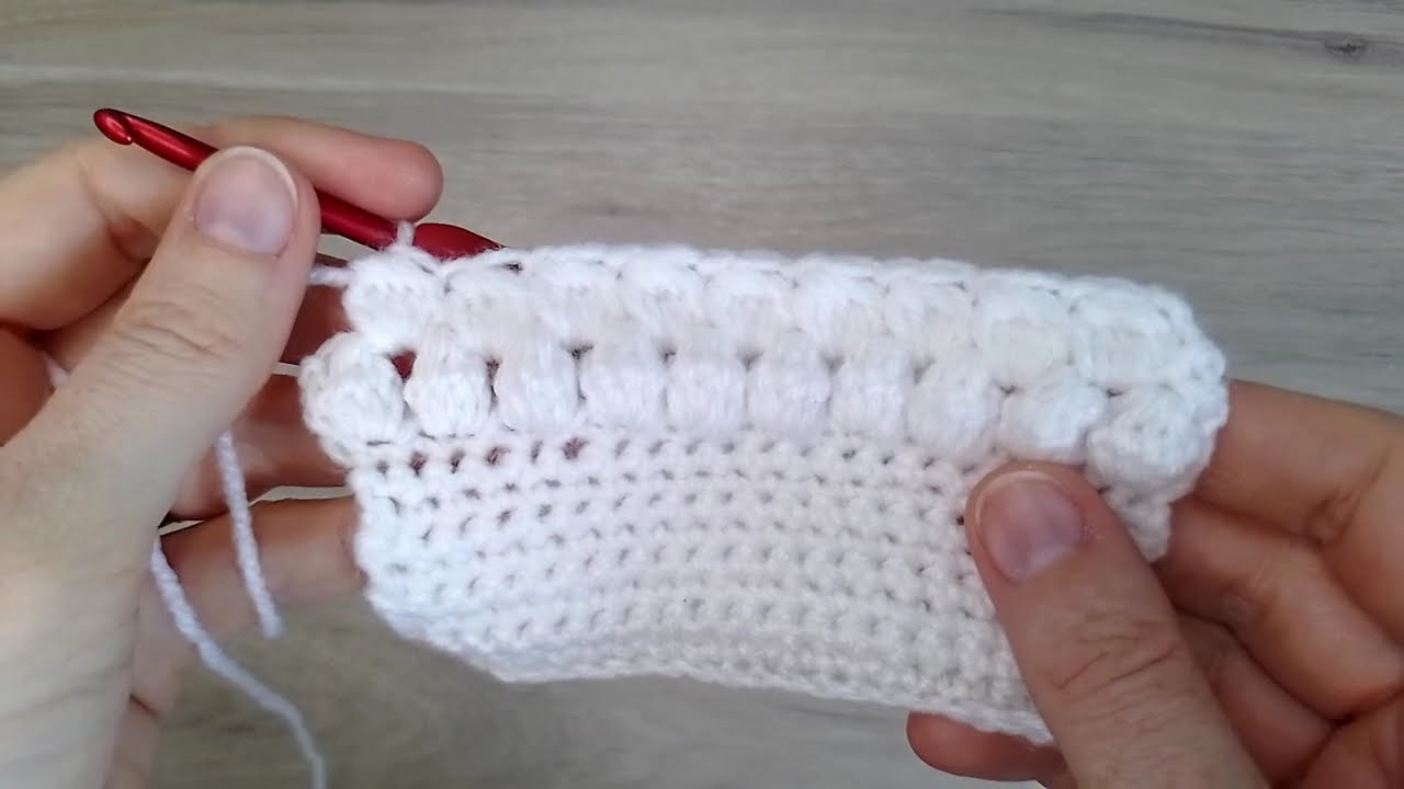 Le point soufflé au crochet