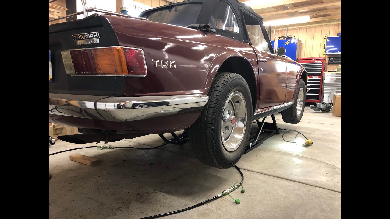 TR6 Quickjack setup and use