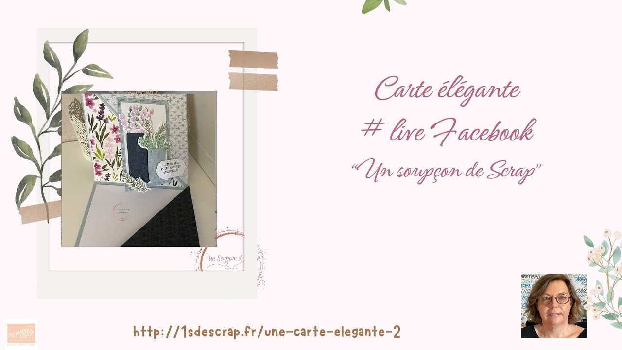 Une carte élegante - Inspiration Kintsugi
