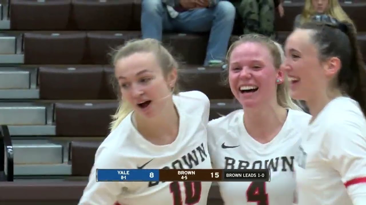 Brown vs Yale - VB Highlights