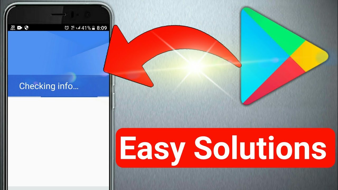 (FIX) Checking info problem solved || play store sign in checking info