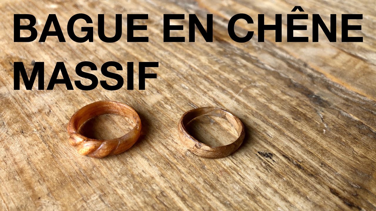 FABRIQUER UNE BAGUE EN BOIS VERSION 2.0 #IF #CH&Ecirc;NE#TUTORIEL