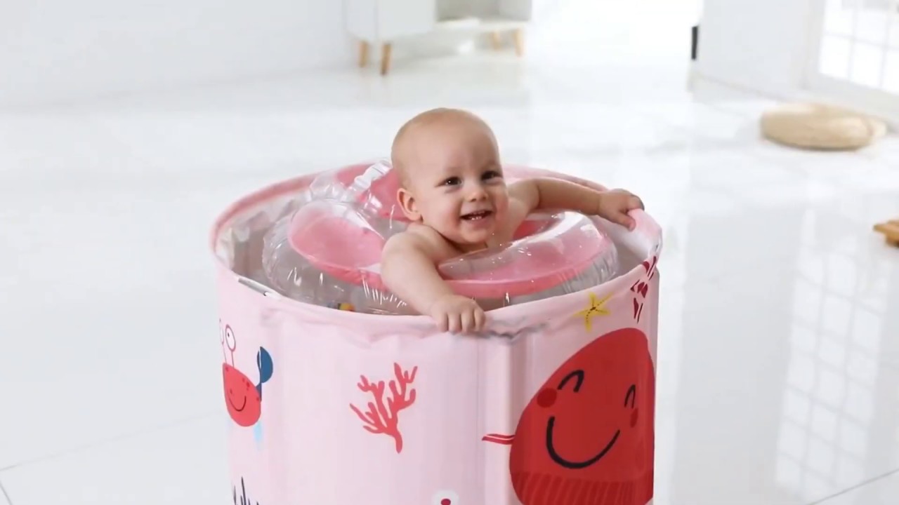CHẬU TẮM TH&Agrave;NH CAO GẤP GỌN  👙 Cho trẻ sơ sinh v&agrave; dưới 12 tuổi
