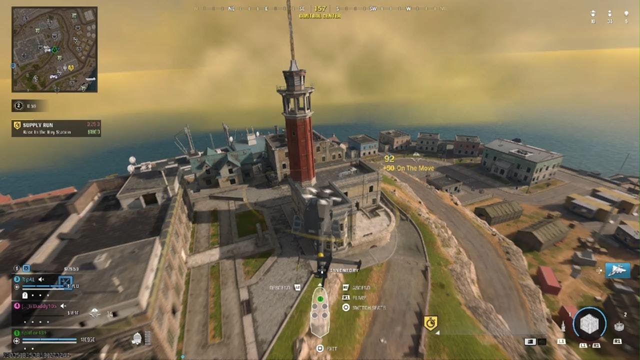Call of Dutydead in the water