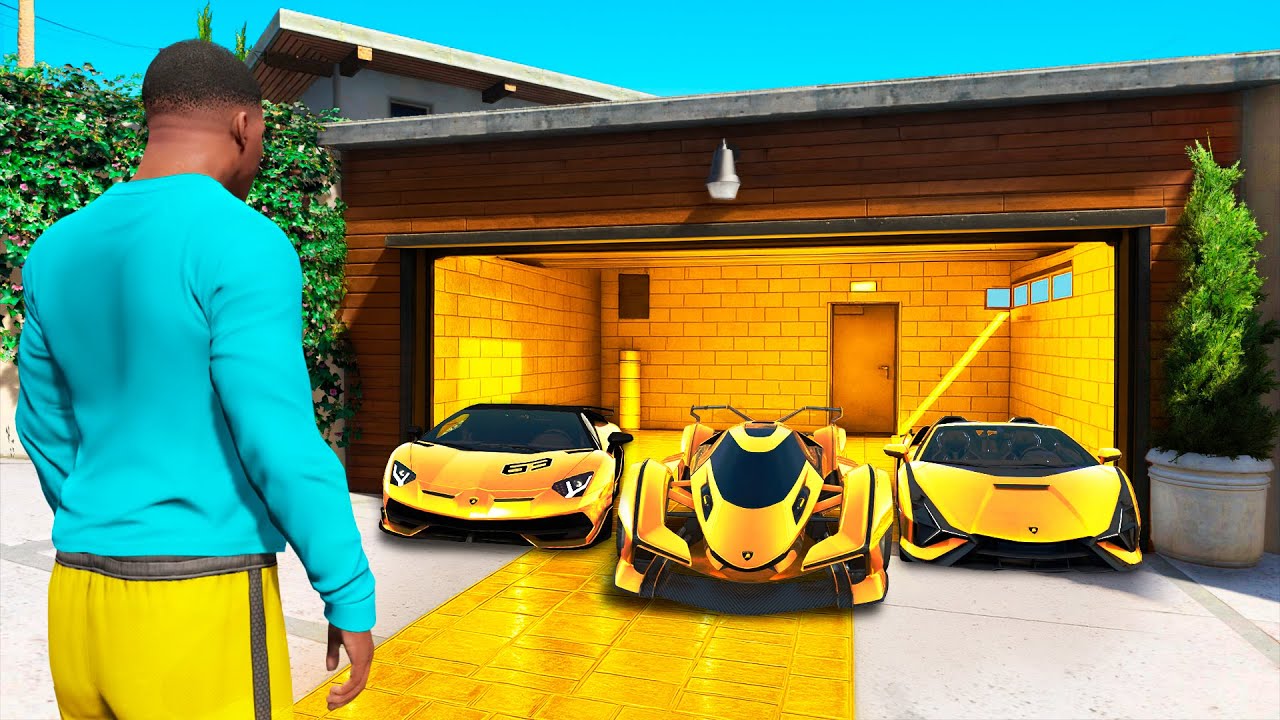 СОБИРАЮ ЗОЛОТЫЕ LAMBORGHINI в gta 5