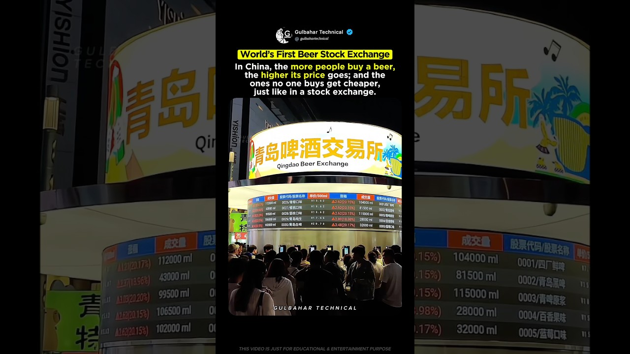 China Built a Real-Life Beer Stock Exchange! 🍺📈