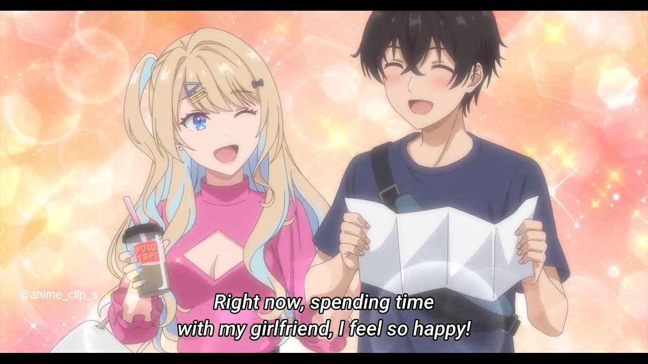 [ BEST MOMENTS #3]  Runa x Ryuuto 💞 || Our Dating Story  @anime_clip_s.