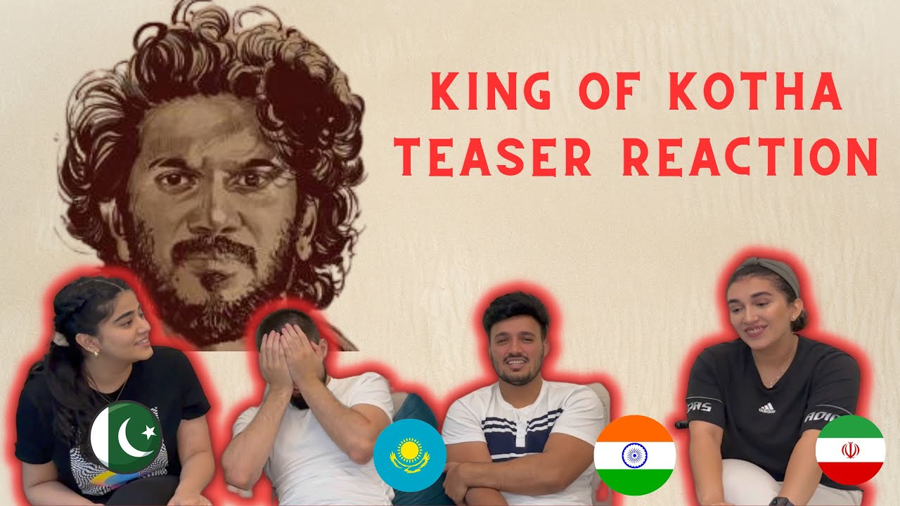 KING OF KOTHA Teaser REACTION | Dulquer Salman | Abhilash Joshiy | Jakes Beshoy | Foreigners REACT