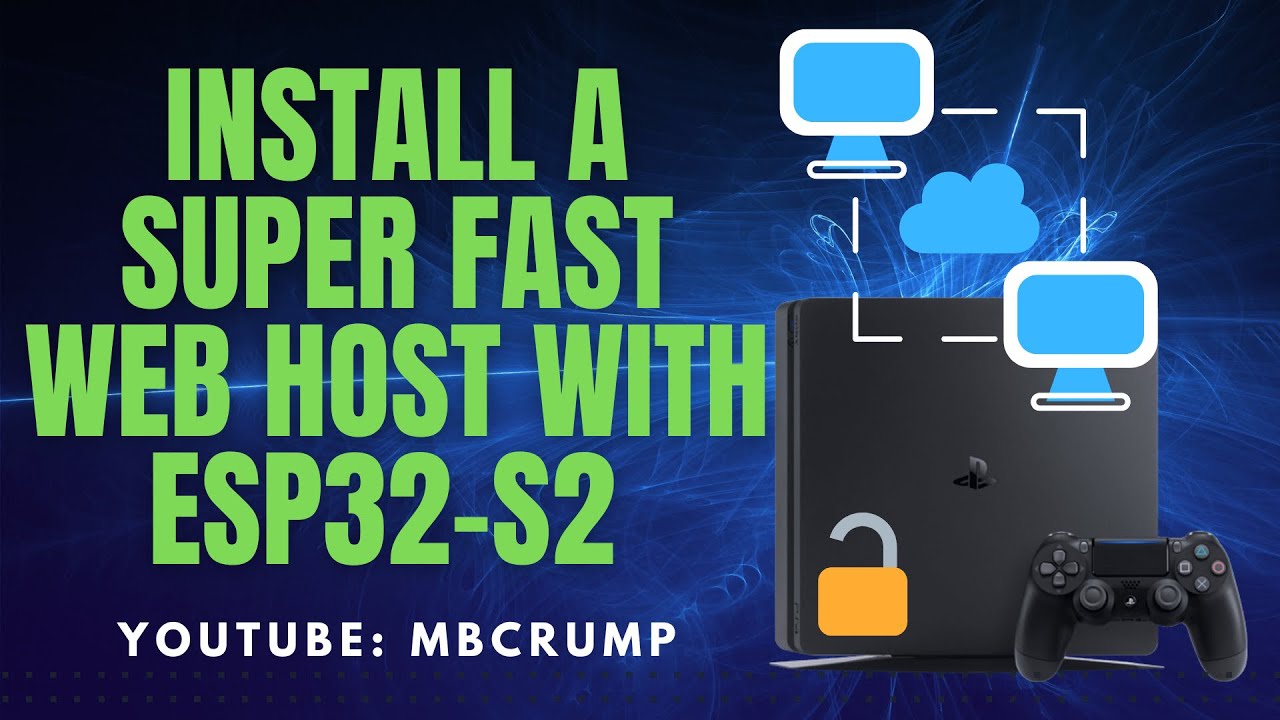 Install a super FAST PS4 9.00 Web Host to the ESP32-S2 device