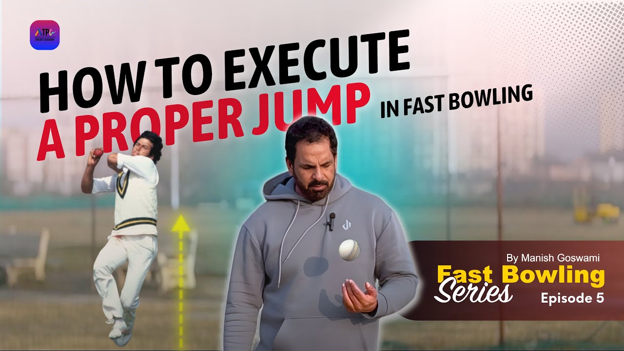Why a proper jump makes you a better fast bowler🏏💯