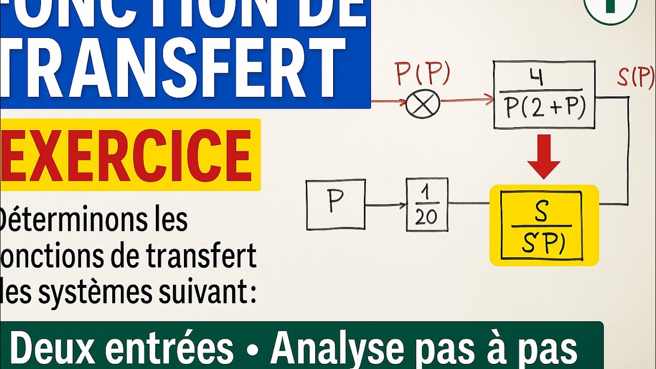 Fonctions de transfert des systèmes