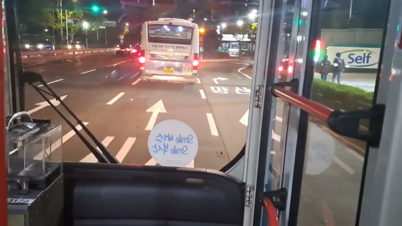 금정공영차고지 ➡ 금샘초등학교까지 주행영상( 세진여객 29번버스 )