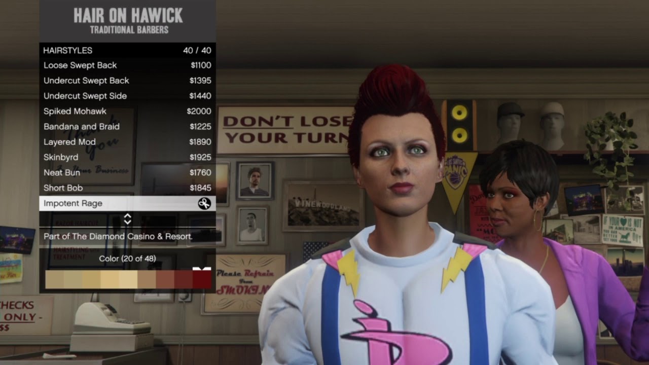 GTA 5 - 100 Action Figures collected - Impotent Rage outfit on female character