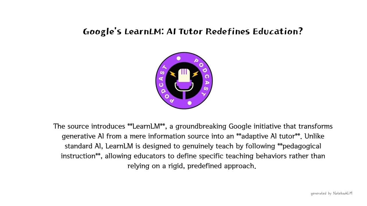 Google's LearnLM: AI Tutor Redefines Education?