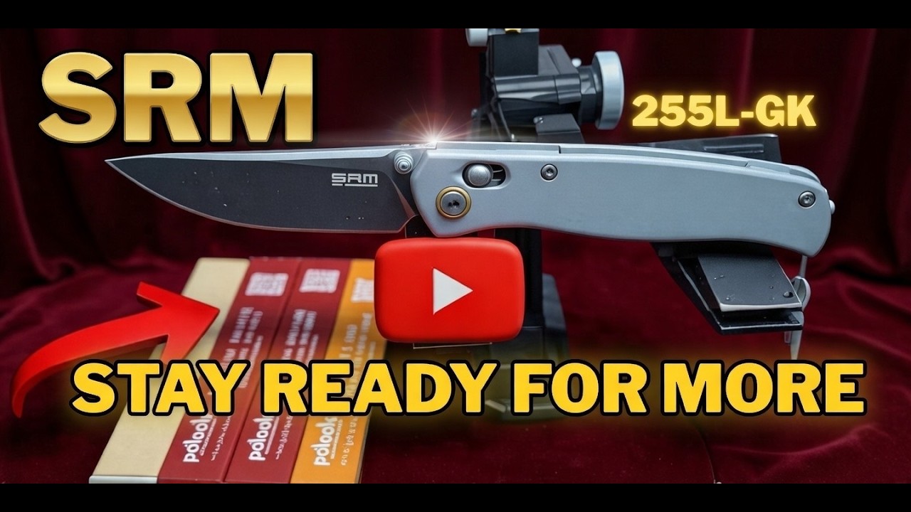 Getting Razor-Sharp: Sharpening the SRM 255L-GK Folding Knife