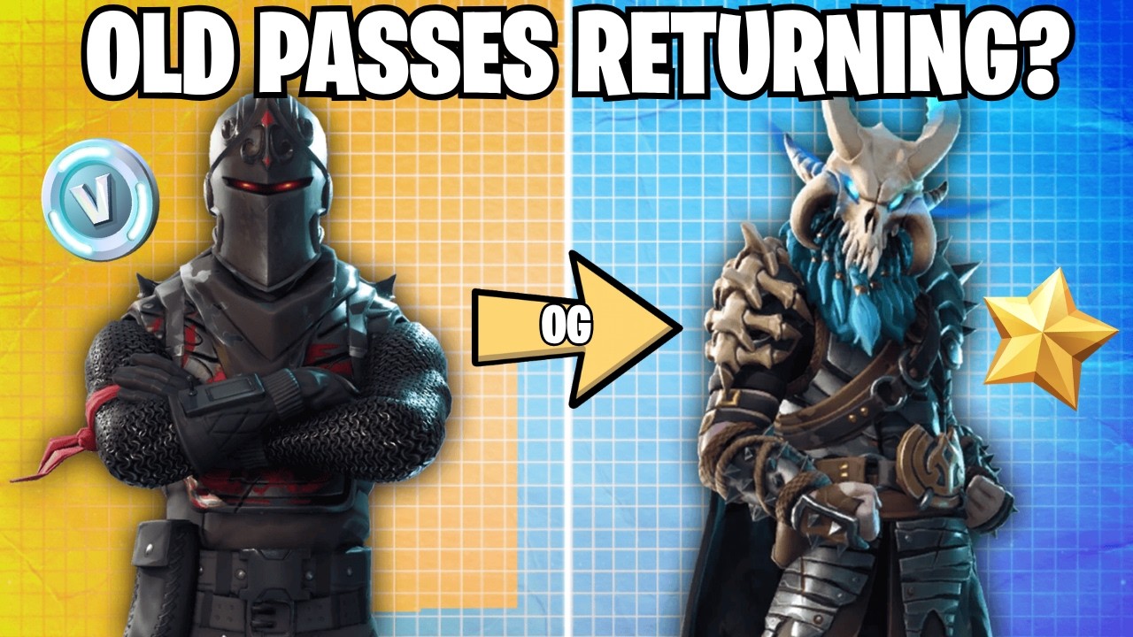 OG FORTNITE BATTLE PASSES RETURNING? (UPDATED SHOP ASSETS)