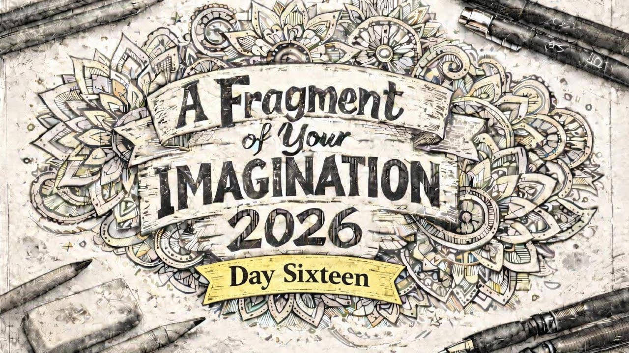 Day 16 | Zentangle | A Fragment of Your Imagination 2026 | 
