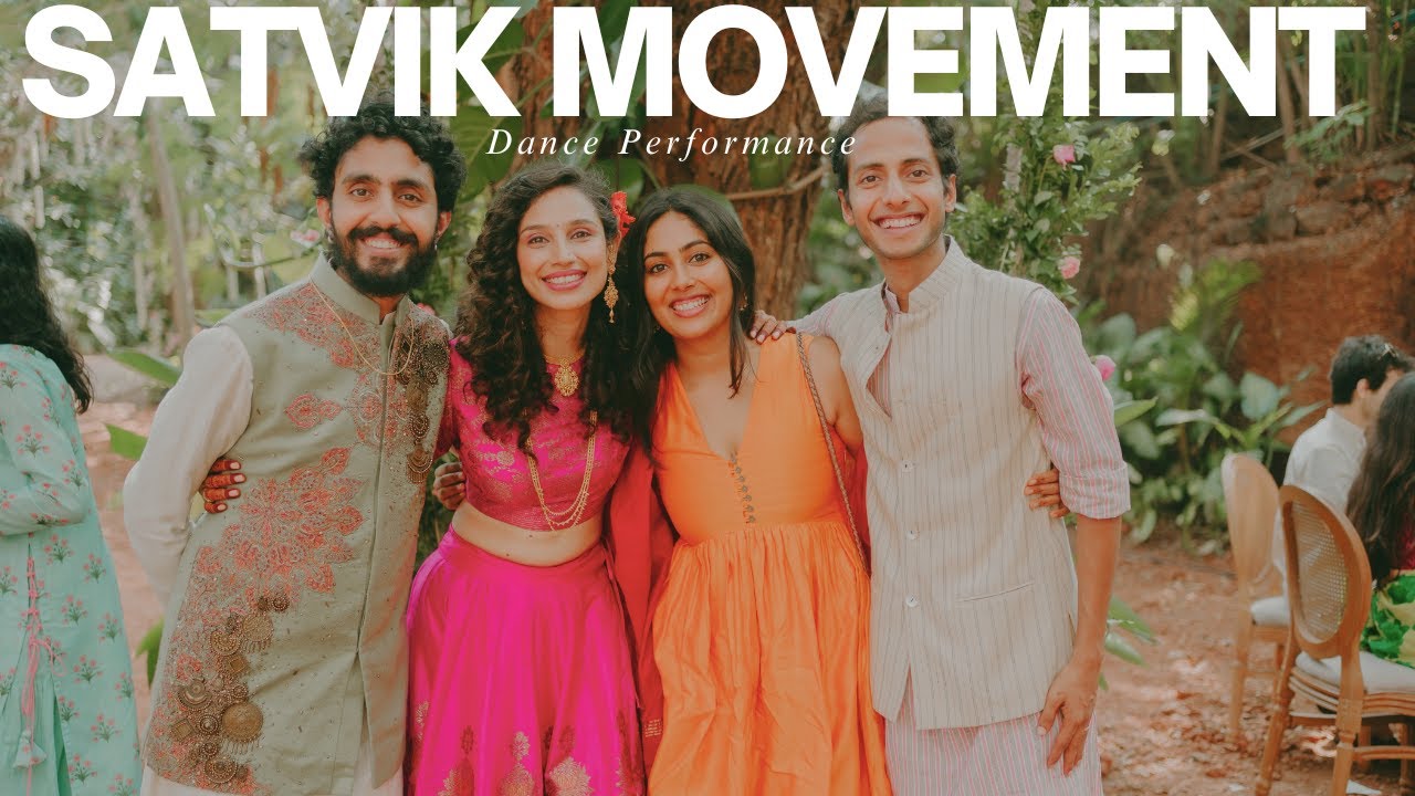Satvik Movement's Heartfelt Performance at Radhika Akshay Wedding I@satvicyoga@SatvicMovement