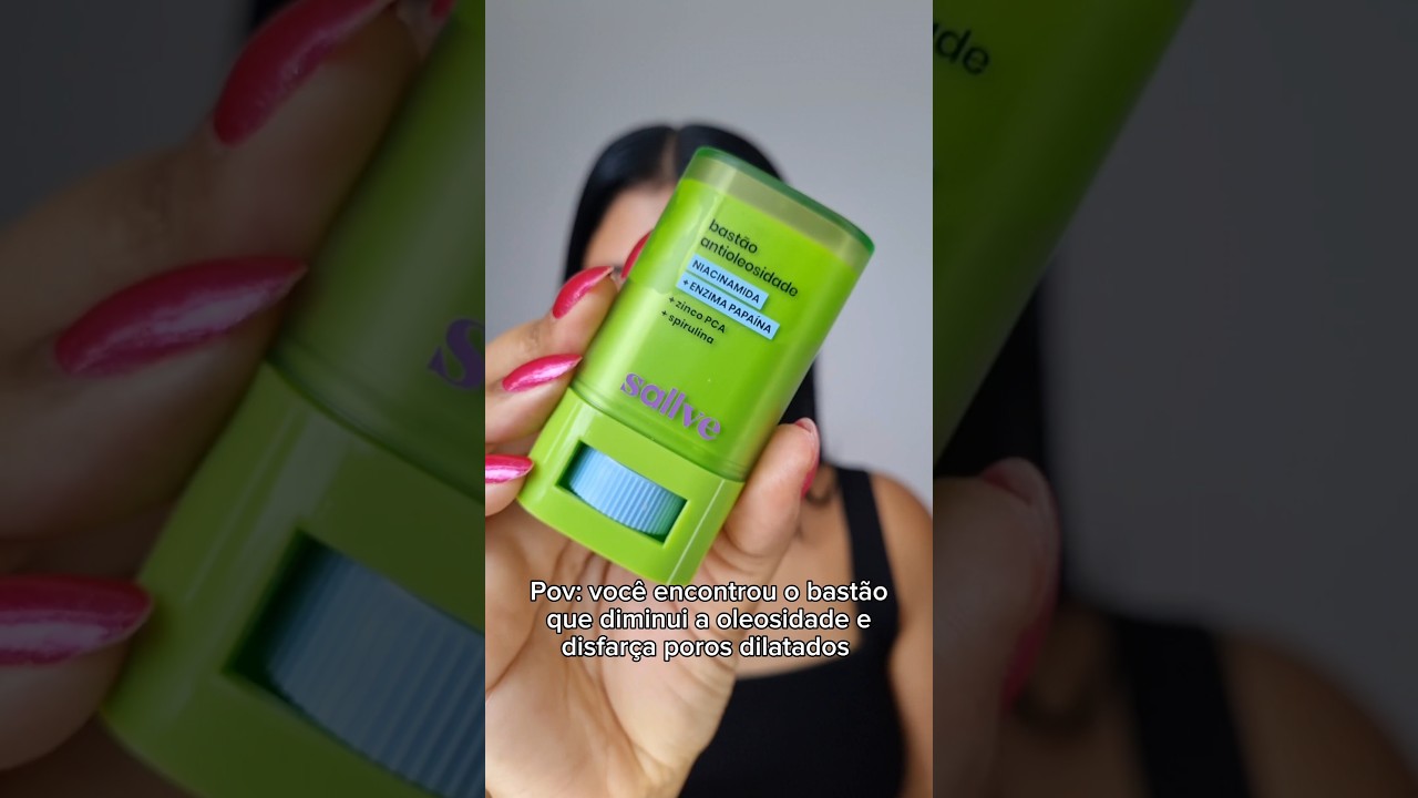 Bast&atilde;o Antioleosidade Sallve. Cupom 10#EUTODEMAKE #sallve #SallveSkincare #semanadacomunidadesallve