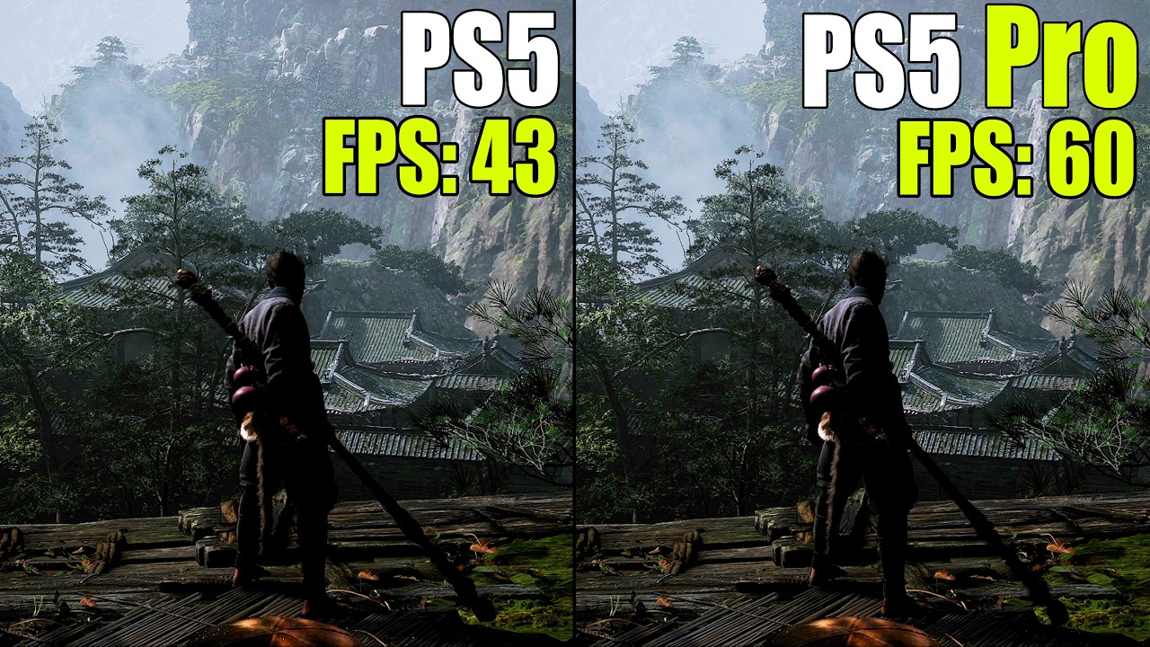 Сравнение PS5 и PS5 Pro | Black Myth: Wukong