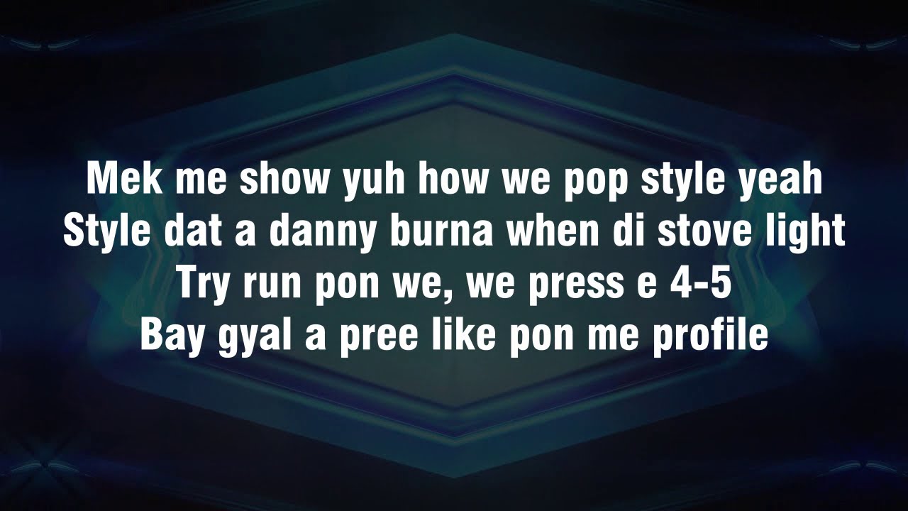 Knaxx - Pop Style [LYRICS]