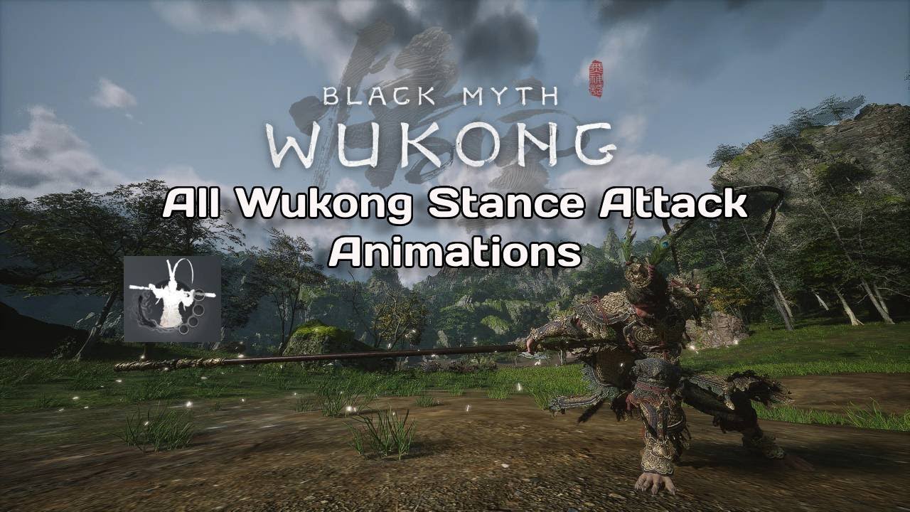 Black Myth: Wukong Animations [All Wukong Stance Attack Animations]