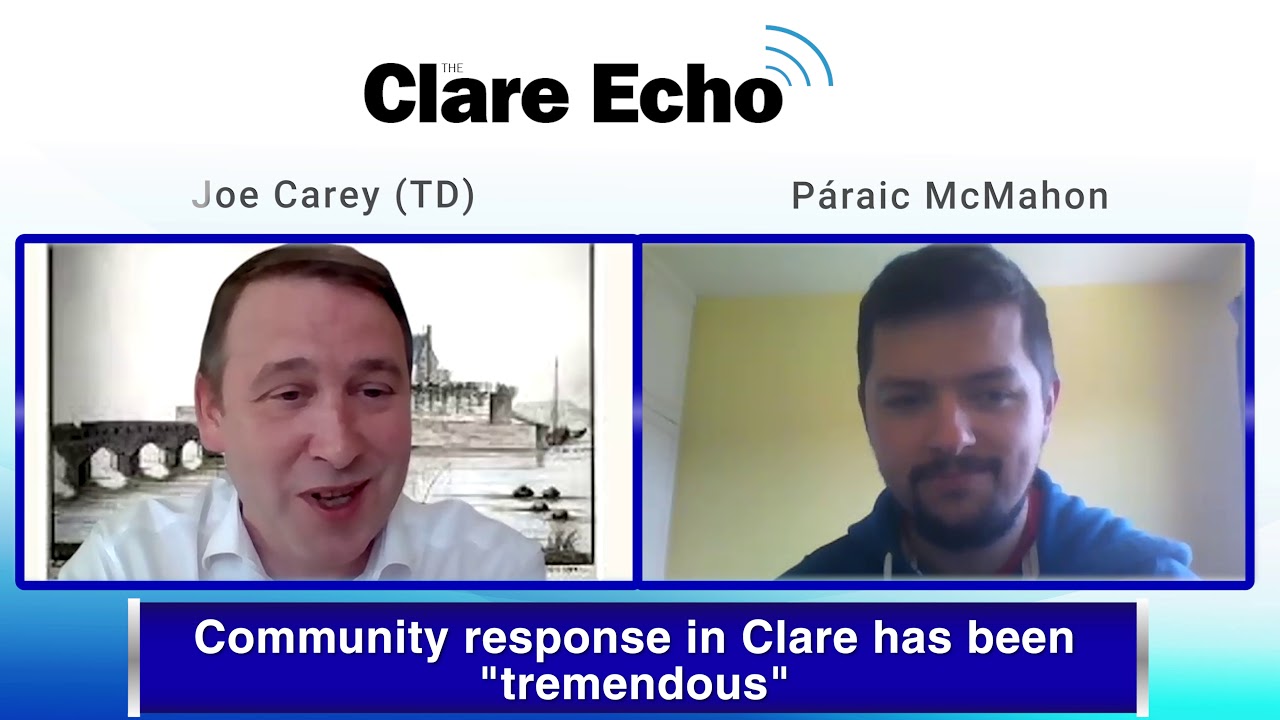 Joe Carey TD talks with the Clare Echo (Full Interview) - The Clare Echo