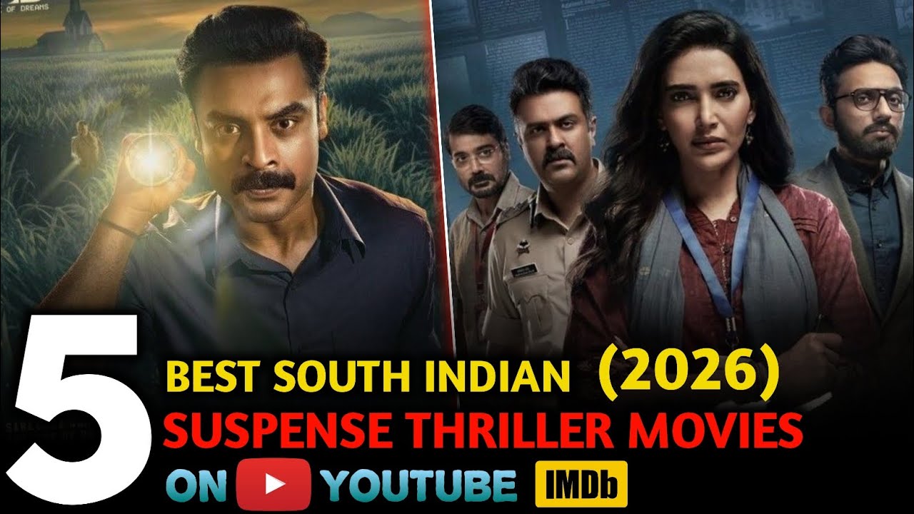 Top 05 Must Watch South Indian Suspense Thriller Movies in Hindi Available On YouTube and OTT 