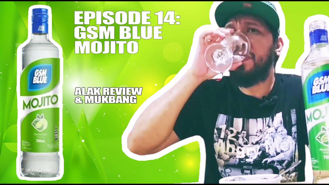 GSM Blue Mojito - Alak Review | Alcohol Mukbang