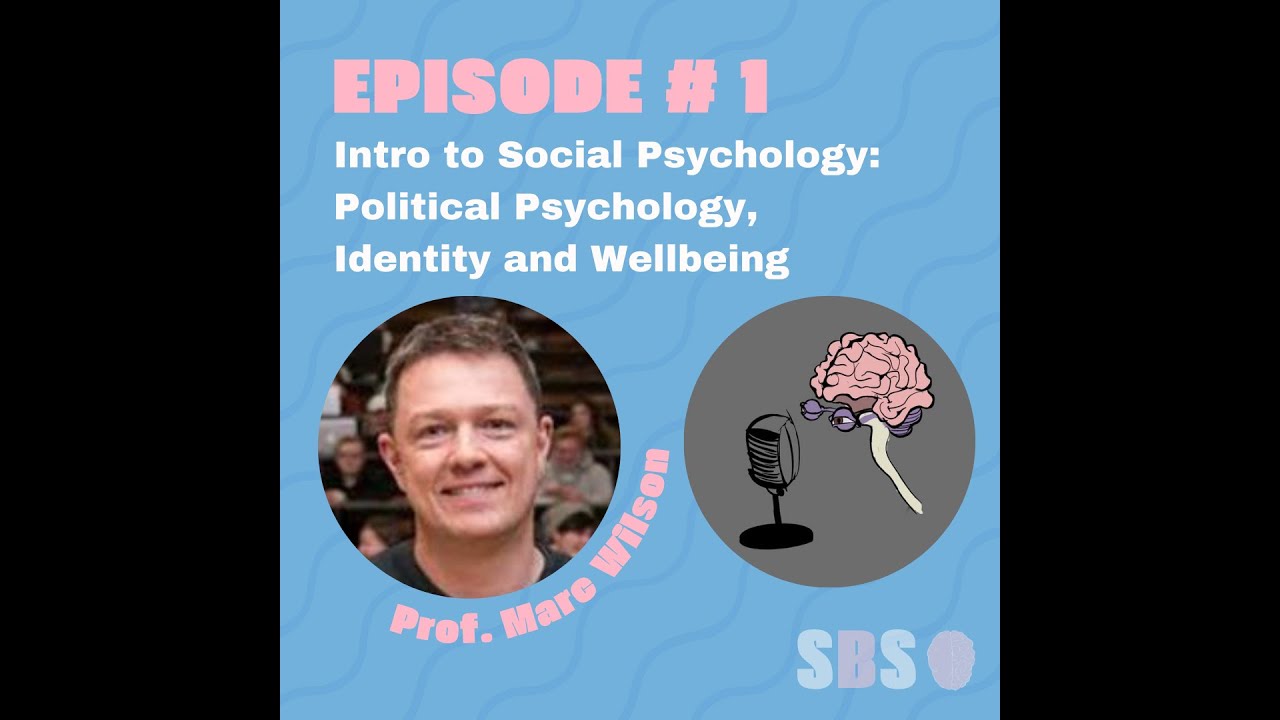 #1. Intro to social psychology: Political Psychology, Identity and Wellbeing - Prof. Marc Wilson