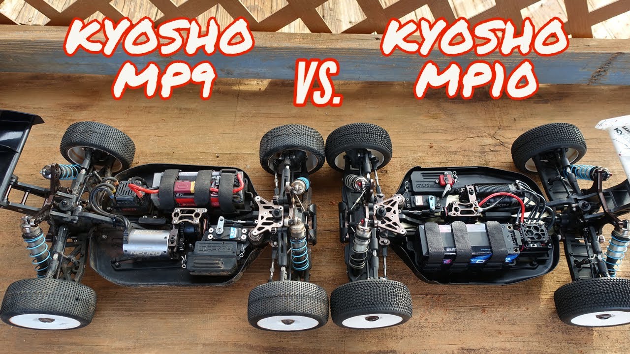 KYOSHO MP9 VS KYOSHO MP10 ELECTRIC CONVERSION