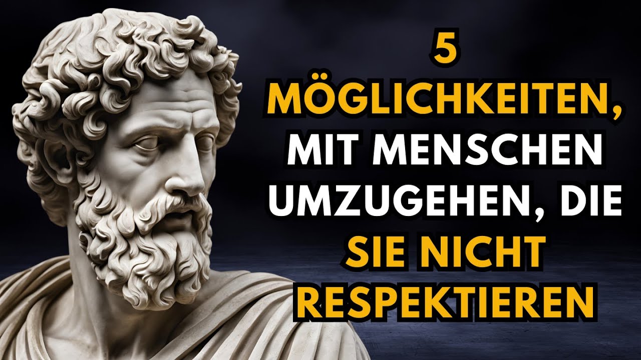 5 Möglichkeiten, mit Menschen umzugehen, die Sie nicht respektieren | STOISCHE PHILOSOPHIE