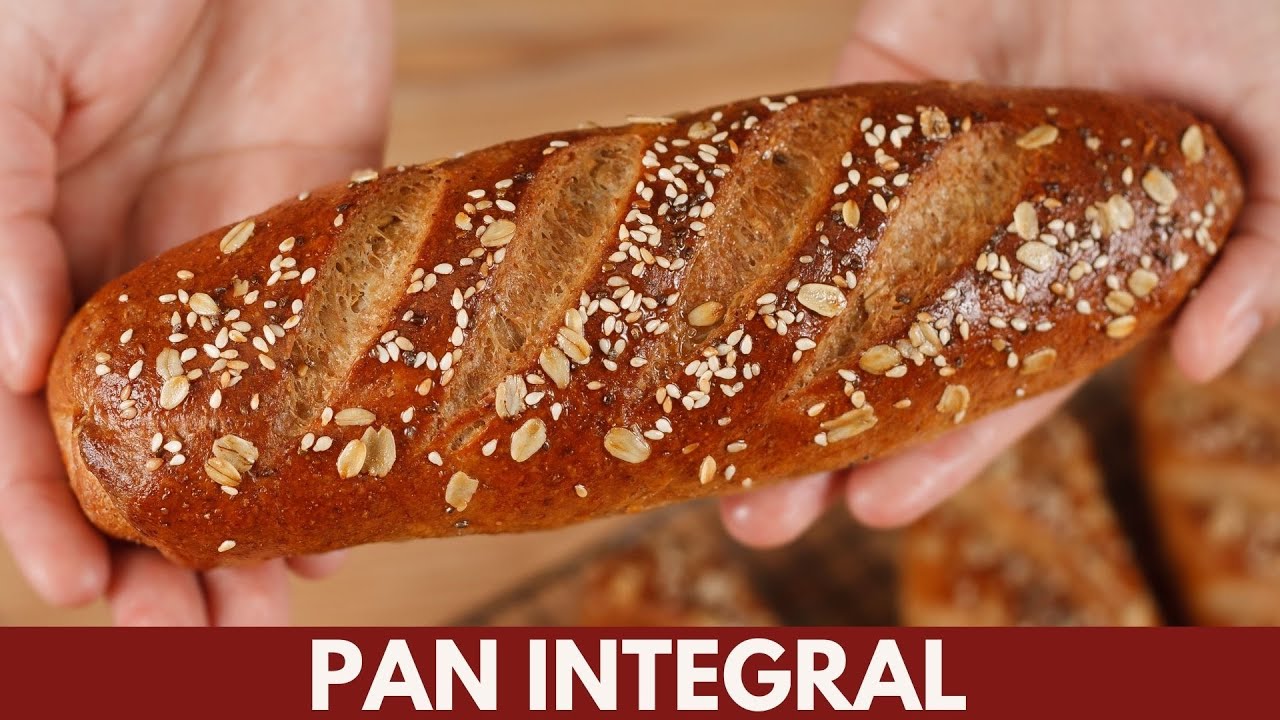 Pan Integral Casero, el Pan de Barra Integral mas delicioso que vas a probar | Katastrofa La Cocina