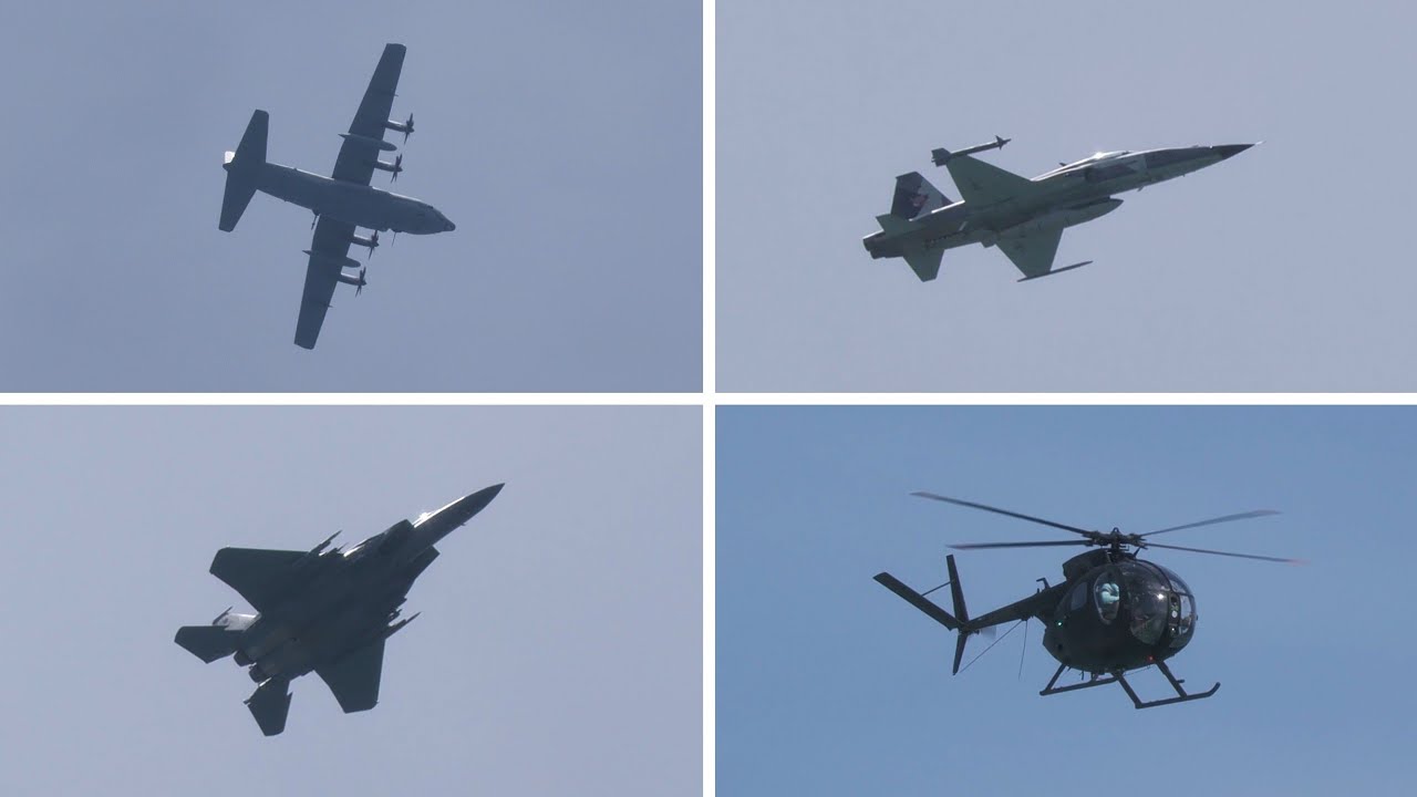 Eglin AFB Planespotting - F-5s, F-15s, F-16s, F-35s and More | Part 1