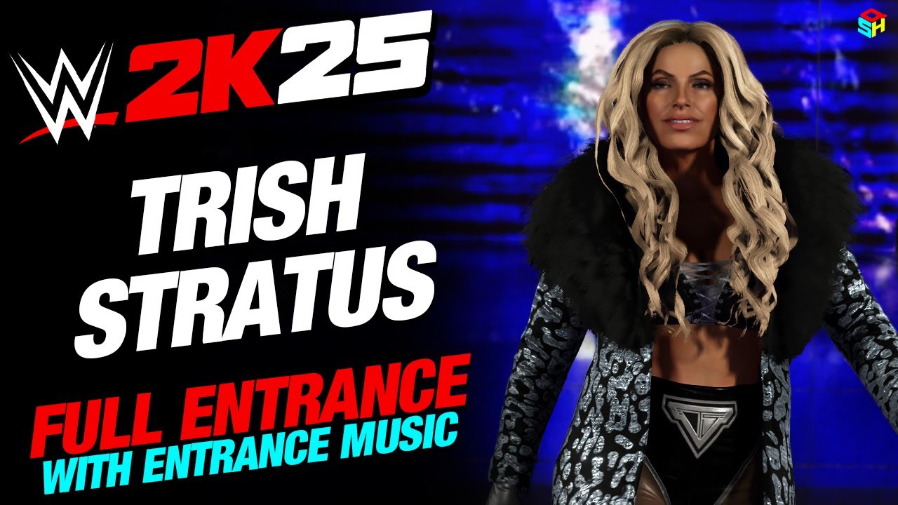 ВХОД ТРИШ СТРАТУС В WWE 2K25 - #WWE2K25 ТРИШ СТРАТУС С МУЗЫКОЙ