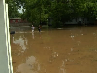 Texas River Crests At Record Level Tuesday