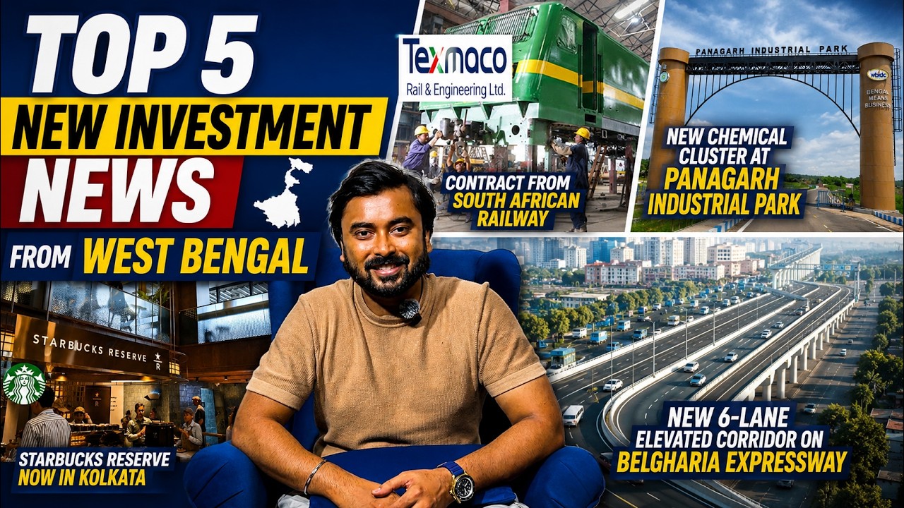 Top 5 New Investments Proposed in West Bengal | New Industries, Starbucks Reserve, Chemical Cluster