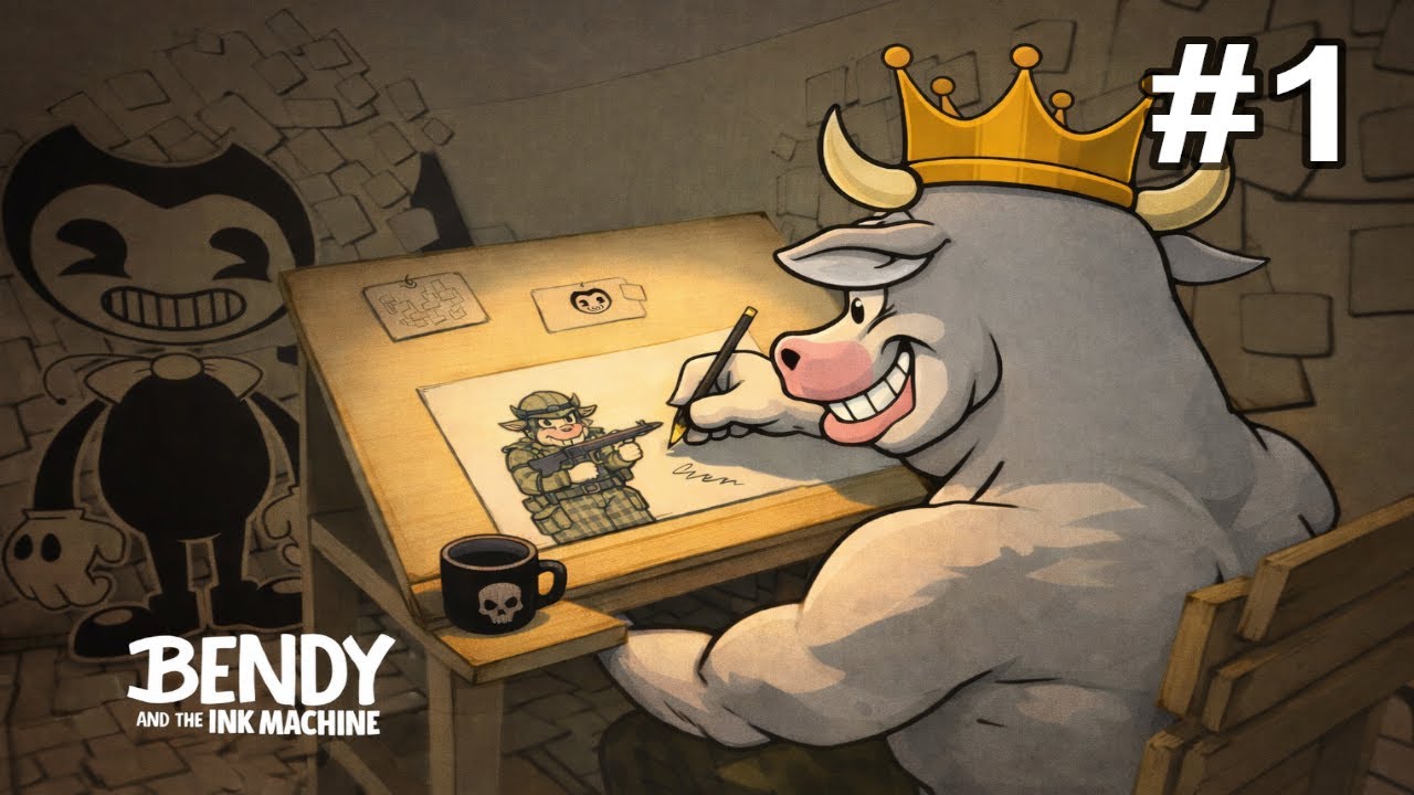 Застрял в собственном чернильном творении! | Bendy and The Ink Machine